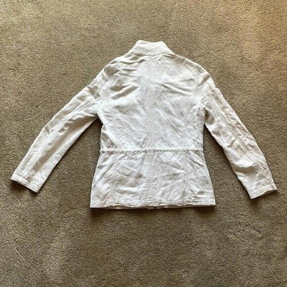 Max‎ Jeans Linen Utility Drawstring Jacket Womens XS - Picture 5 of 7